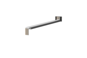 Window sill push-fit connector H500D, Softline Plus variant, surface finish bright aluminum, projection 320 mm