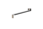 Window sill butt connector H500D, Softline Plus variant, surface bare aluminum, projection 340 mm