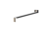 Window sill push-fit connector H500D, Softline Plus variant, surface finish bright aluminum, projection 360 mm