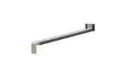 Window sill butt connector H500D, Softline Plus variant, surface bare aluminum, projection 380 mm