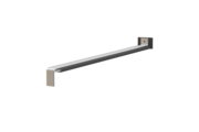 Window sill butt connector H500D, Softline Plus variant, surface bare aluminum, projection 400 mm