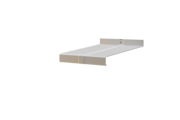 Window sill including butt connector, standard version, blank aluminum surface, projection 250 mm
