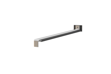 Fensterbank Stossverbinder, Variante Standard, Oberfläche Alu blank, Ausladung 330 mm