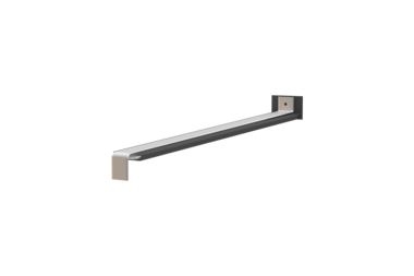 Window sill butt connector, standard version, surface bare aluminum, projection 350 mm