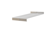 Window sill including butt connector, standard version, blank aluminum surface, projection 350 mm