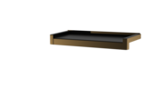 Window sill incl. sliding closure, color E6/C34, projection 165 mm