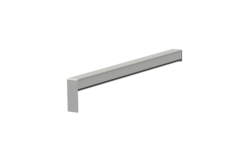 Sliding closure A 500 V, color EV1, projection 300 mm, alignment left, view inside