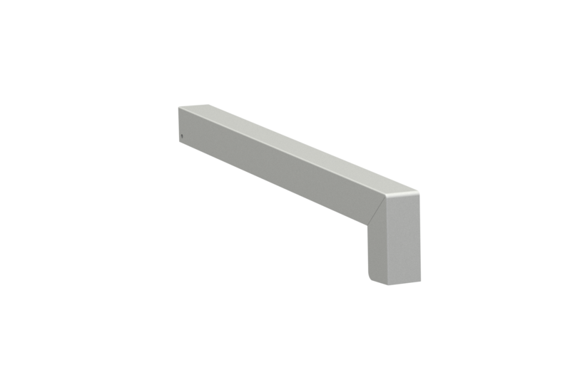Sliding closure A 500 V, color EV1, projection 300 mm, alignment left, view from outside