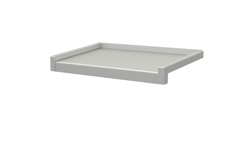 Window sill incl. sliding closure, color EV1, projection 300 mm