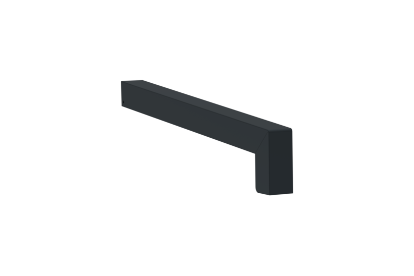 Gleitabschluss A 500 V, Farbe RAL 7016, Ausladung 300 mm, Ausrichtung links, Ansicht aussen