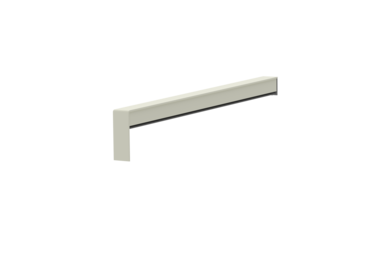 Sliding closure A 500 V, color RAL 9016, alignment right, view inside, projection 280 mm