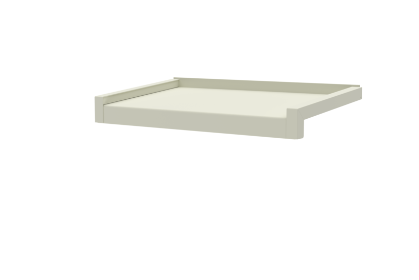 Window sill incl. sliding closure, color RAL 9016, projection 280 mm