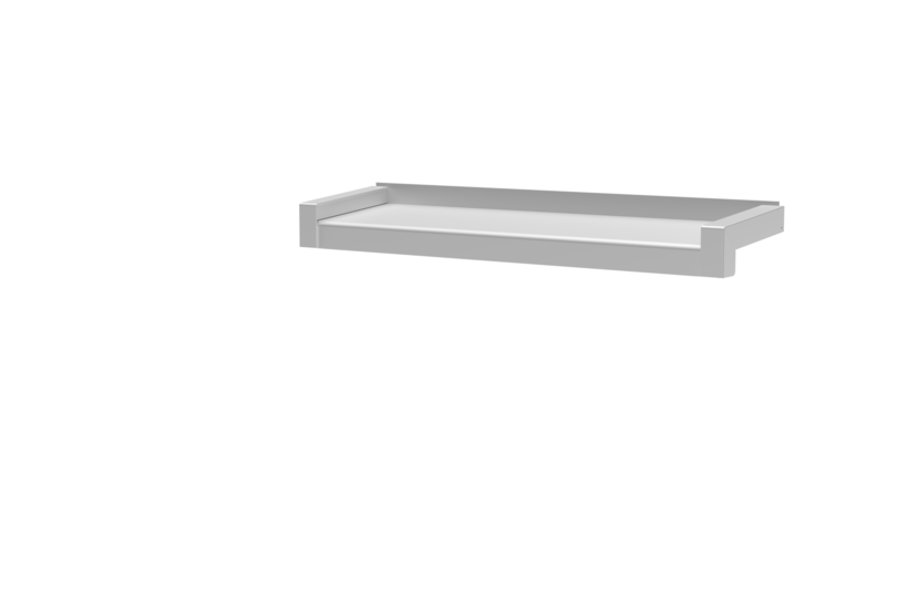 Window sill, standard version, including sliding closure, projection 130 mm