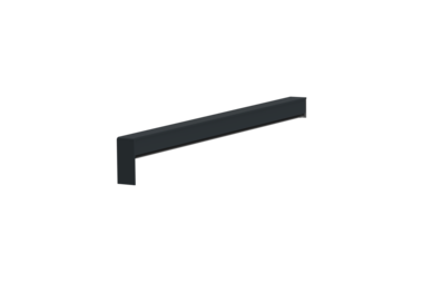 Sliding closure A 500 V/24, standard version, surface RAL 7016, alignment right, external view, projection 290 mm