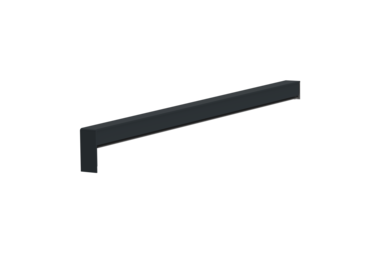 Sliding closure A 500 V/24, standard version, surface RAL 7016, alignment right, external view, projection 370 mm
