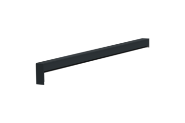 Sliding closure A 500 V/24, standard version, surface RAL 7016, alignment right, external view, projection 390 mm