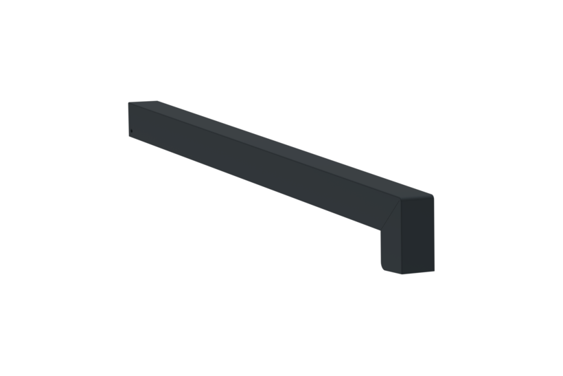 Sliding closure A 500 V/24, standard version, surface RAL 7016, alignment left, external view, projection 390 mm