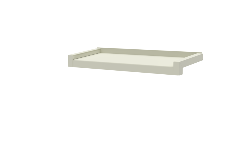 Window sill, standard version, including sliding closure, surface RAL 9016 projection 190 mm