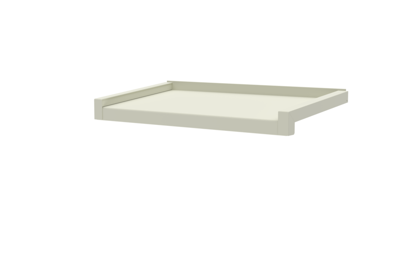 Window sill, standard version, including sliding closure, surface RAL 9016 Projection 270 mm