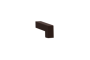 Produktbild Fensterbank Zubehör Gleitabschluss A 500 V/24 110 mm 30 mm Schokoladenbraun HWF MATT Links