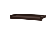 Produktbild Fensterbank Zubehör Gleitabschluss A 500 V/24 130 mm 30 mm Schokoladenbraun HWF MATT Links