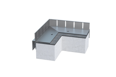 Kiesfangleiste KF 45, Alu blank