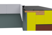 Produktbild Ortgangverkleidung Zubehör Innenecke OV 85 175 mm