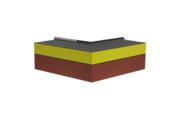 Produktbild Ortgangverkleidung Zubehör Innenecke OV 85 175 mm
