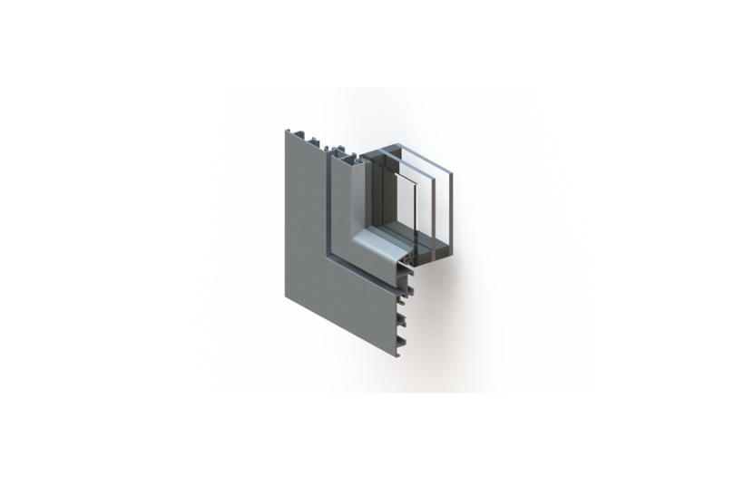 holz-alu-fenster systemelement triangel flaechenbuendig schraeg ausschnitt
