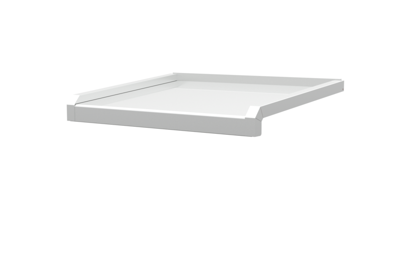 Fensterbank, Variante Softline Plus, inklusive Fensterbank Abschluss A600 GS/24, Oberfläche E6/EV1, Ausladung 400 mm