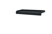 Window sill, Softline Plus variant, including window sill finish A600 GS/24, surface RAL 7016 projection 165 mm