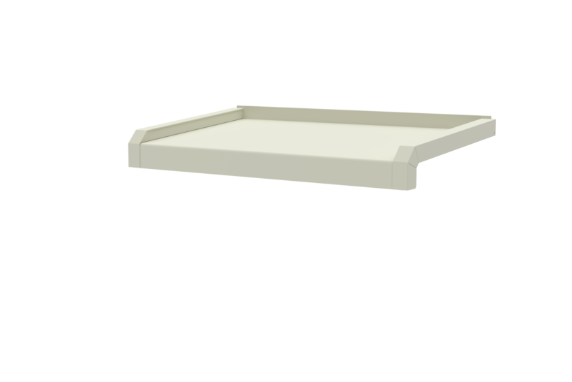 Window sill, Softline Plus variant, including window sill finish A600 GS/24, surface RAL 9016 projection 280 mm