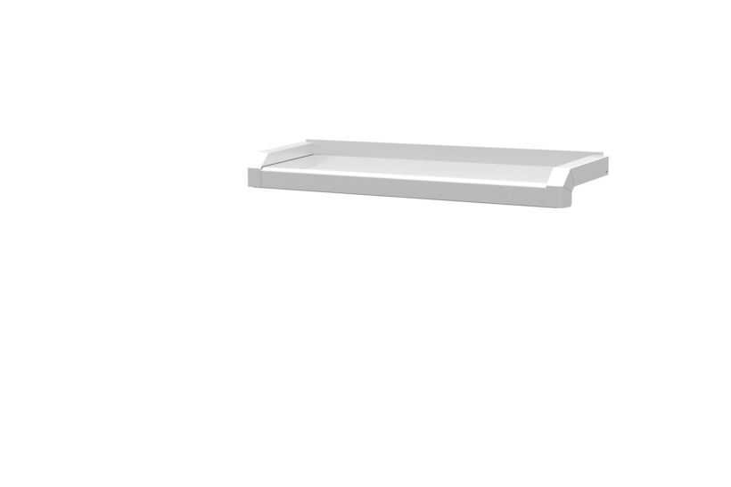 Window sill incl. window sill trim A600GS/24, standard version, surface E6/EV1, projection 130 mm