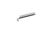 Window sill trim A600GS/24, standard variant, surface E6/EV1, left-hand alignment, internal view, projection 250 mm