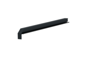 Window sill trim A600GS/24, standard version, left alignment, surface RAL 7016, internal view, projection 370 mm