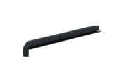 Window sill trim A600GS/24, standard version, left alignment, surface RAL 7016, internal view, projection 390 mm