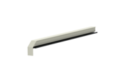 Window sill trim A600GS/24, standard version, surface RAL 9016, orientation right, external view, projection 350 mm