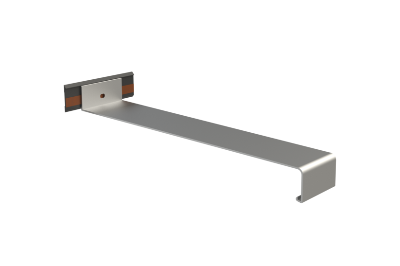 Fensterbank Anschraubdichtung AD500, schwarz, verbaut
