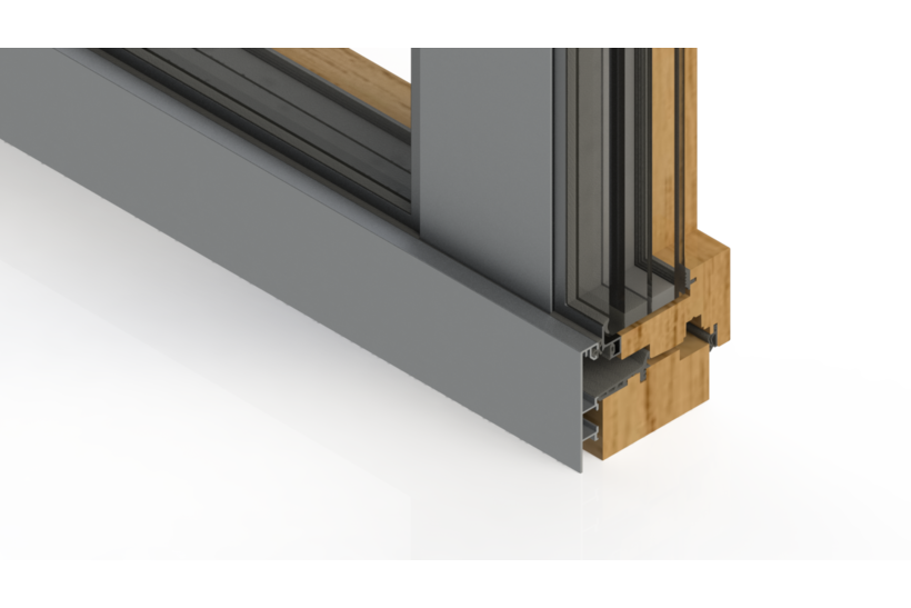 Holz Aluminium Fenster Integral 3 Stulp