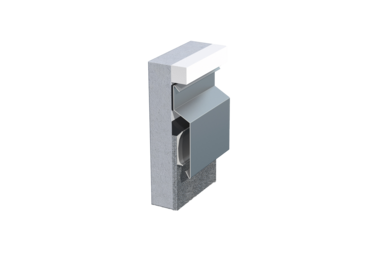 Wall closure AN 40, blank aluminum