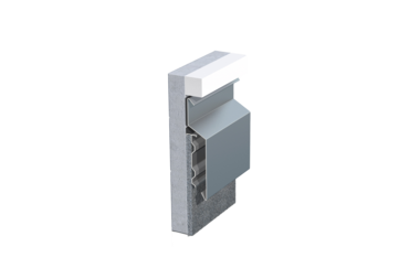 Wall connection AN 6l, blank aluminum