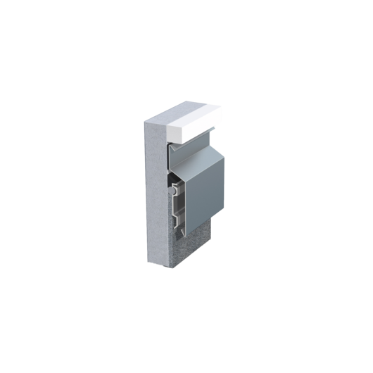 Wandschluss AN 60, Alu blank