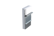 Wall connection AN 70, blank aluminum