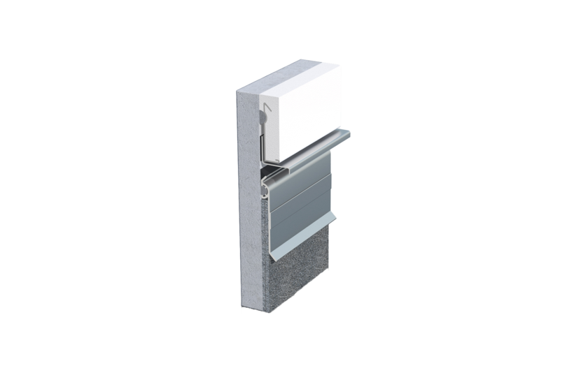 Wall connection AN 70, blank aluminum