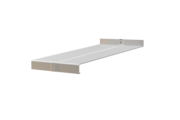 Fensterbank inklusive Stossverbinder, Variante Standard, Oberläche Alu blank, Ausladung 390 mm