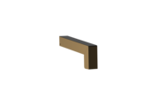 Gleitabschluss A 500 V, Farbe E6/C34, Ausladung 165 mm, Ausrichtung links, Ansicht aussen
