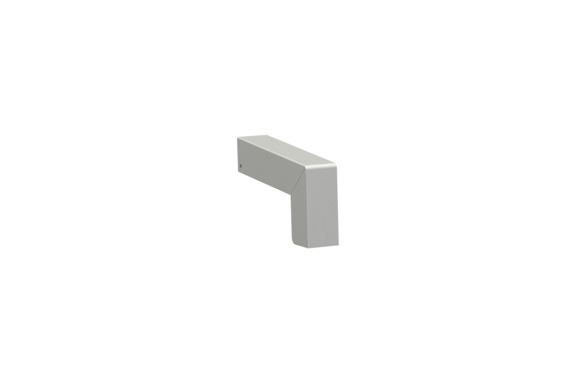 Produktbild Fensterbank Zubehör Gleitabschluss A 500 V/24 110 mm 40 mm Naturton Links