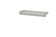 Produktbild Fensterbank Zubehör Gleitabschluss A 500 V/24 110 mm 40 mm Naturton Links