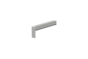 Gleitabschluss A 500 V, Farbe EV1, Ausladung 180 mm, Ausrichtung links, Ansicht innen