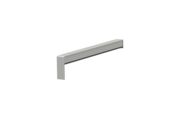 Gleitabschluss A 500 V, Farbe EV1, Ausladung 240 mm, Ausrichtung links, Ansicht innen
